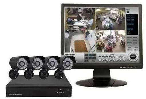 Imagen de Kit Completo 4 Cámaras Monitoreo Celular