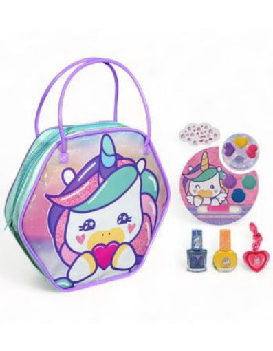 Imagen de Cartera Unicorn (2 Esmaltes/lip Gloss/sombra)